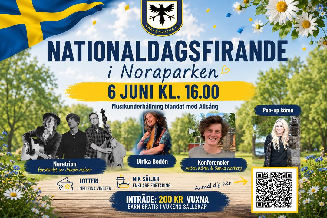 Nationaldagsfirande i Noraparken